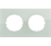 2-постовая рамка LK Studio квадратная из натурального светлого стекла LK Vintage 884211-1