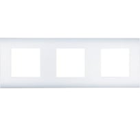 3-постовая рамка LK Studio, серебристый металлик, LK45 854303-1