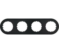 4-постовая рамка LK Studio круглая, черная, LK Vintage-Classic 889408-1