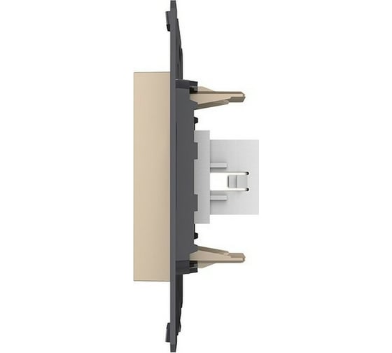 Розетка HDMI LIVOLO 1 пост цвет золотой (механизм) VL-FCHD-2AP