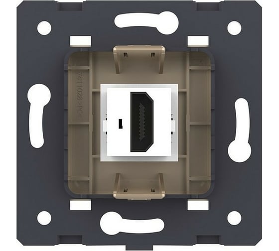 Розетка HDMI LIVOLO 1 пост цвет золотой (механизм) VL-FCHD-2AP