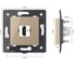 Розетка HDMI LIVOLO 1 пост цвет золотой (механизм) VL-FCHD-2AP 5
