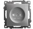 1-местная розетка STEKKER без заземления (механизм), GLS10-7109-03, 250V, 10А с защитной шторкой, серия Катрин, 39581 1