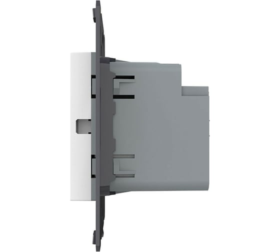Розетка USB type C LIVOLO с блоком питания 45W, цвет белый (механизм) VL-FCUC-2WP