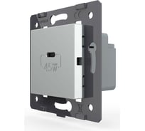 Розетка USB type C LIVOLO с блоком питания 45W, цвет серый (механизм) VL-FCUC-2IP