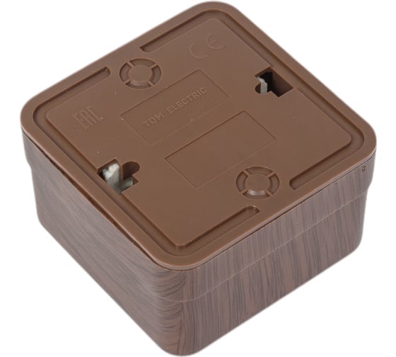 Розетка TDM ELECTRIC 2П+3 открытой установки IP20 16А 250В (керамика) бук "Ладога" SQ1801-0311