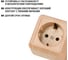 Розетка TDM ELECTRIC 2П+3 открытой установки IP20 16А 250В (керамика) сосна "Ладога" SQ1801-0411 6