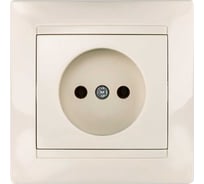 Розетка TDM ELECTRIC 2П 10А 250В слоновая кость Лама SQ1815-0122