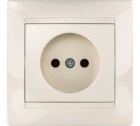 Розетка TDM ELECTRIC 2П 10А 250В слоновая кость Лама SQ1815-0122 1