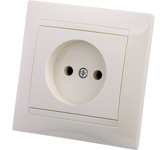 Розетка TDM ELECTRIC 2П 10А 250В слоновая кость Лама SQ1815-0122