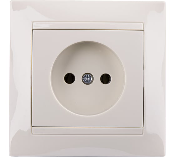 Розетка TDM ELECTRIC 2П 10А 250В слоновая кость Лама SQ1815-0122