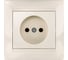 Розетка TDM ELECTRIC 2П 10А 250В слоновая кость Лама SQ1815-0122 1