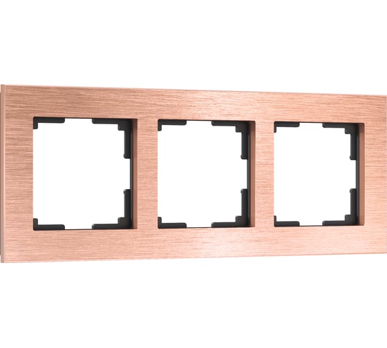 Рамка на 3 поста WERKEL W0031712/ Aluminium (бронза) a058764 1