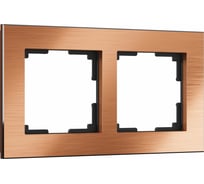 Рамка на 2 поста WERKEL W0021712/ Aluminium (бронза) a058763