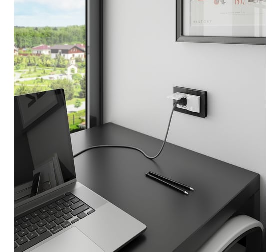 Двойная влагозащищенная розетка WERKEL W1172201 с зазем. с защит. крышками и шторками белый a057276