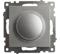 Диммирующий выключатель STEKKER TRIAC (механизм), GLS10-7106-03, 250V, 500W, серия Катрин, серебро 39587
