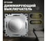 Диммирующий выключатель STEKKER TRIAC (механизм), GLS10-7106-03, 250V, 500W, серия Катрин, серебро 39587 2