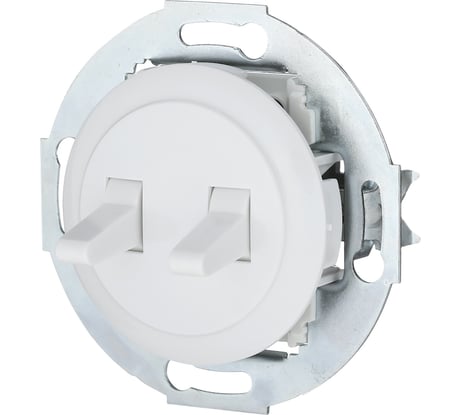 2-рычажковый выключатель LK Studio схема 5, 16 A, 250 B, белый, LK Vintage 882304-1