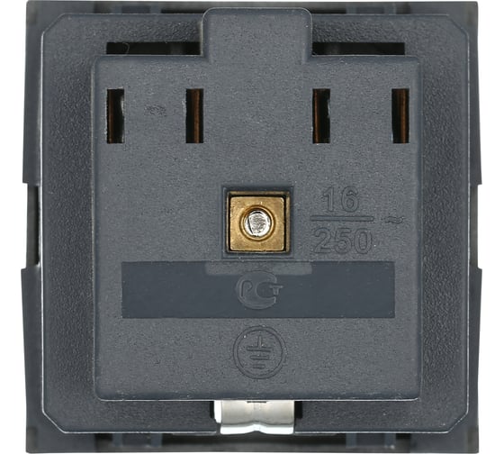 Розетка LK Studio с заземляющим контактом, со шторками, серебристый металлик, LK45 851403-1