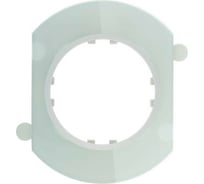 Круглая рамка LK Studio промежуточная, для 3-х и более постов, из натурального светлого стекла LK 889311-1