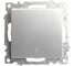 1-клавишный переключатель STEKKER (механизм), GLS10-7105-03, 250V, 10А, серия Катрин, серебро 39576 1