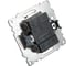 1-клавишный переключатель STEKKER (механизм), GLS10-7105-03, 250V, 10А, серия Катрин, серебро 39576 4