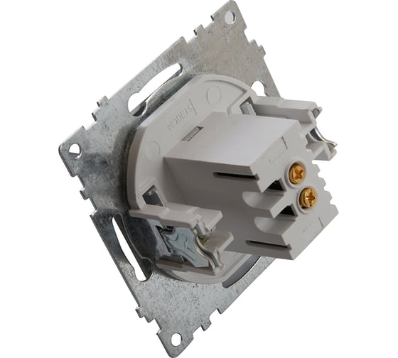 2-местная USB розетка STEKKER (механизм), GLS10-7115-03, 250B, 2,4А, серия Катрин, серебро 39588