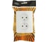Двухместная розетка LUAZON Lighting "ЕКБ", 10 А, без з/к, белая 3092342 2