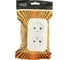 Двухместная розетка LUAZON Lighting "МСК", 10 А, без з/к, белая 3092302 2