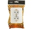 Двухместная розетка LUAZON Lighting "ЕКБ", 16 А, с з/к, белая 3092344 2