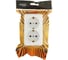 Двухместная розетка LUAZON Lighting "СПБ", 16 А, с з/к, белая 3092324 2