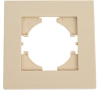 Рамка GUSI Electric City 1-местная, цвет бежевый C1111-003