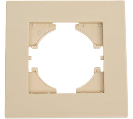 Рамка GUSI Electric City 1-местная, цвет бежевый C1111-003