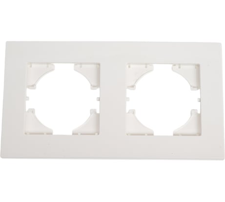 Рамка GUSI Electric GUSI 2-местная, цвет белый C1112-001