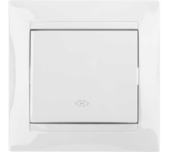 1-клавишный перекрестный выключатель TDM ELECTRIC 10А белый "Лама" SQ1815-0036 1