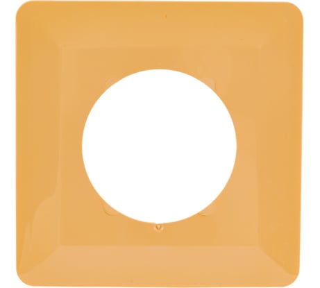 Одноместная защитная рамка для выключателей или розеток для защиты обоев TDM ELECTRIC 130x130 мм, слоновая кость SQ1822-0003