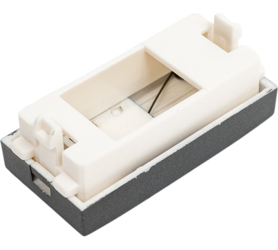 Накладка для телефонной/компьютерной розетки LK Studio RJ 45x22.5мм черный бархат LK45 853108-1