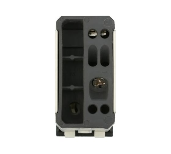 1-клавишный выключатель LK Studio 45x22.5 (сх.1) 16 A. 250 B серебристый металлик LK45 850103-1