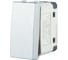 1-клавишный выключатель LK Studio 45x22.5 (сх.1) 16 A. 250 B серебристый металлик LK45 850103-1 1