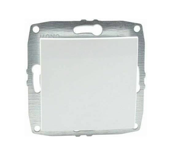 Механизм выключателя MONO ELECTRIC L/D 1-клавишный Белый 500-001925-100 1