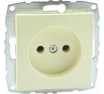 Механизм розетки MONO ELECTRIC L/D без заземления Кремовая 500-001722-116