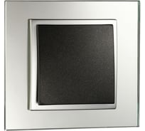Рамка Mono Electric 1-постовая STYLE GLASS зеркало 107-700000-160