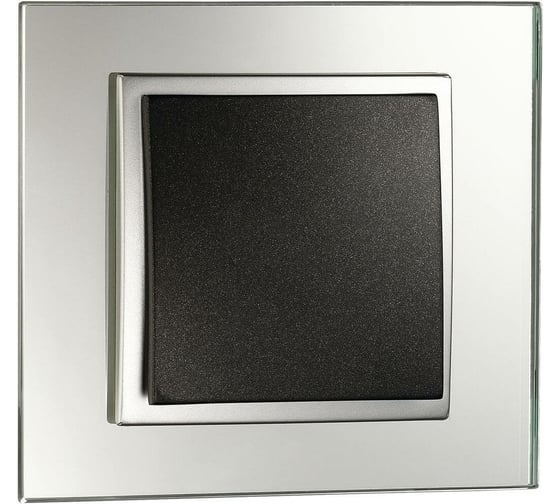 Рамка Mono Electric 1-постовая STYLE GLASS зеркало 107-700000-160 1