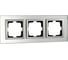 Рамка Mono Electric 3-постовая STYLE GLASS зеркало 107-700000-162 1