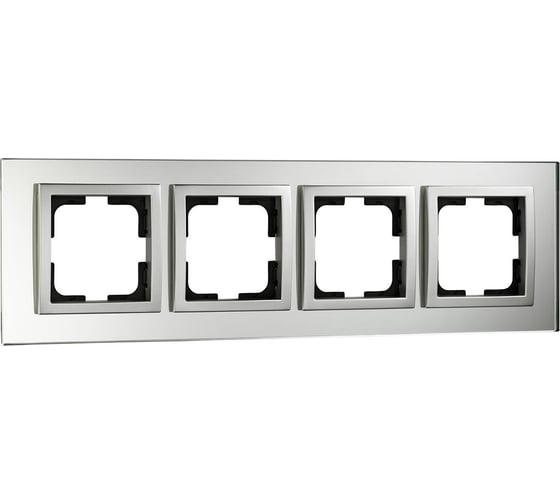 Рамка Mono Electric 4-постовая STYLE GLASS зеркало style glass 107-700000-163 1