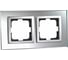 Рамка Mono Electric 2-постовая STYLE GLASS зеркало 107-700000-161 1