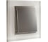 Рамка Mono Electric 1-постовая STYLE GLASS белое стекло 107-710000-160 1