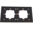 Рамка Mono Electric 2-постовая STYLE ALUMINIUM бронза 107-810000-161 2