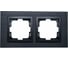 Рамка Mono Electric 2-постовая STYLE ALUMINIUM дымчатый-графит 107-820000-161 1
