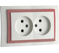 Декоративная вставка Mono Electric 2-я розовая LARISSA 103-001200-153